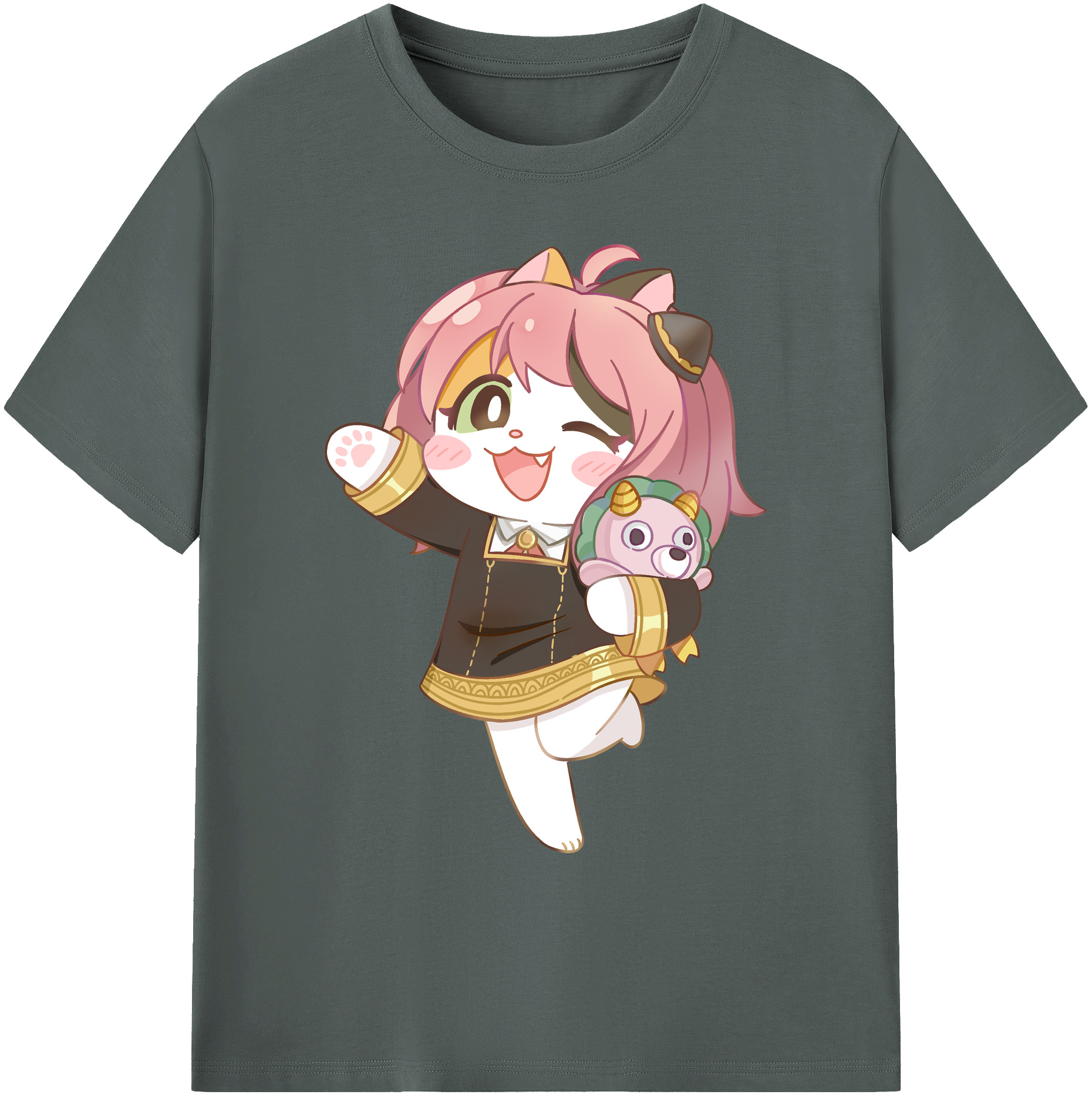 （画像用） SPY×FAMILY间谍家家酒 綿100％ メンズ半袖Tシャツ｜肌触りやわらか＆通気性